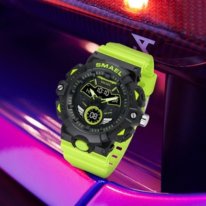 Reloj Analógico de Doble Hora SMAEL 8085, Moderno y Personalizado, Relojes Deportivos Digitales para Hombre - Product Image 1