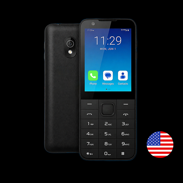 Wholesale Price TIQ MINI M5 US Version Android 13 Phone, Dual SIM Touchscreen Physical Keypad Student Phone for US Resellers