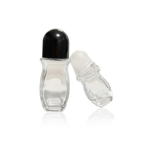 30Ml 50Ml Rỗng Rõ Ràng Refillable Tinh Dầu Nước Hoa Chai Thủy Tinh Cuộn Trên Chai Với Con Lăn Nhựa - Product Image 3
