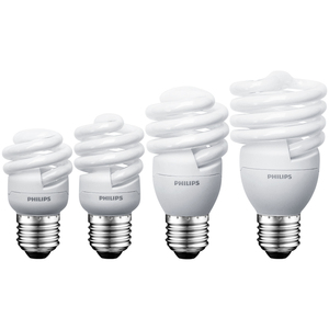 Bombilla de bajo consumo Philips, bombilla de luz de tornillo en espiral súper brillante para el hogar, E27e14, 8w, lámpara fluorescente de tornillo, 23w - Product Image 1