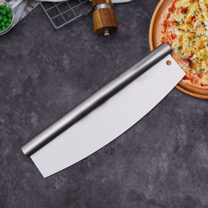 Coltello per <span class=keywords><strong>Pizza</strong></span> in Acciaio Inox con Lama Affilata 14 Pollici Utensile per <span class=keywords><strong>Pizza</strong></span> con Copertura Protettiva in PP per Cottura - Product Image 5