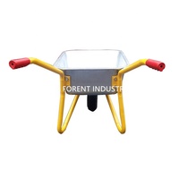 Carretilla de Plataforma Metálica Industrial de Alta Resistencia con Capacidad de 120 kg para Construcción y Compras, Personalizable OEM
