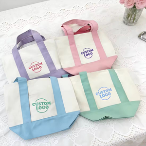 Sac fourre-tout en toile écologique de 16 oz avec fermeture éclair, poignées main et épaule, broderie personnalisée, design polyvalent pour un usage quotidien - Product Image 4