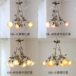 <span class=keywords><strong>Lustre</strong></span> de luxe classique de style français, tout en cuivre, romantique, vintage, pastoral, à motif de roses, pour salon, chambre et salle à manger - Product Image 2