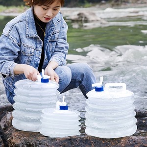 Yachuangxin Foldable Hydration Bladder 10L Leak Proof with Tap for Hiking and Camping Eco-Friendly - Product Image 2