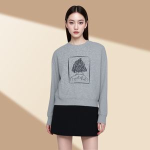 Sudadera Personalizada de Felpa Francesa 100% Algodón, Estampada y Bordada, de Hombros Caídos, Antiarrugas, para Primavera - Product Image 1