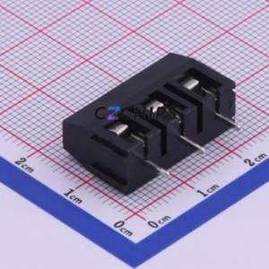 XY705V-7.5-3P Screw Terminal Block Through hole Component (THT),P=7.5mm Connector 1x3P 7.5mm Black Through Hole - Product Image 1