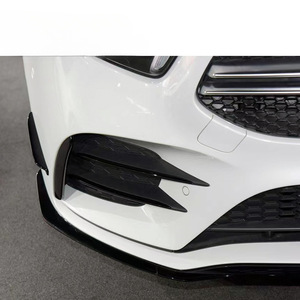 Ailerons noirs brillants en PP pour mercedes-benz classe a W177 A180 A200 <span class=keywords><strong>A35</strong></span> <span class=keywords><strong>A45</strong></span> AMG Sport 2019 évents de lèvre de pare-chocs avant Canards 7 pièces/ensemble - Product Image 5