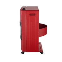 Chauffage au gaz 4,2 kW pour usage commercial, infrarouge céramique, sur pieds, portable, à roulettes, économe en énergie pour intérieur, maison, bureau, chambre