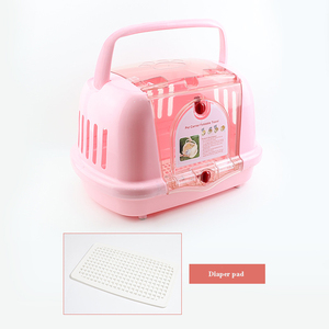 Cage de <span class=keywords><strong>transport</strong></span> pour animaux de compagnie de voyage et d'extérieur pour chats et chiens cage en plastique pour animaux de compagnie boîte de <span class=keywords><strong>transport</strong></span> aérien - Product Image 6