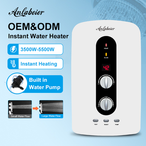 Calentador de Agua Eléctrico Instantáneo Todo en Uno con Bomba de Agua Integrada y Ajuste Preciso de Temperatura con Doble Perilla para Ducha - Product Image 4