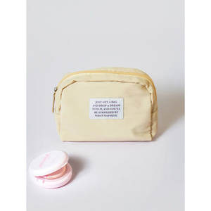 Borse e custodie per cosmetici con punto di etichetta Beige quadrato Pau - Product Image 1