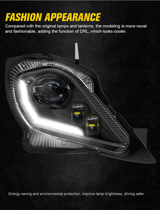Faro LED con Homologación ECE, Luz Intermitente con Señal de Giro DRL para ATV <span class=keywords><strong>Yamaha</strong></span> YFZ 450 <span class=keywords><strong>Raptor</strong></span> 350 700 700R YFM <span class=keywords><strong>250</strong></span> 350 2006-2025 - Product Image 5