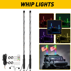 ไฟเสาธง LED AUXITO 2x 3 ฟุต พร้อมรีโมทคอนโทรล สำหรับรถกระบะ ฟอร์ด ATV - Product Image 6