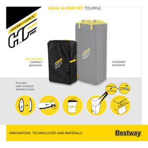 Bestway 65347 hydro-lực lượng chuyển đổi Inflatable traveltech Stand-Up paddleboard/<span class=keywords><strong>Kayak</strong></span> thiết lập cuối cùng nước phiêu lưu phụ kiện - Product Image 5