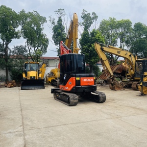 Mini-excavatrice Hitachi Zaxis 50 d'occasion, godet de terrassement de 0,12 m³ de capacité, poids opérationnel de 5 tonnes, moteur Hitachi pour pompe - Product Image 6