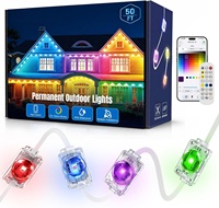 Luz LED de Punto Pixel RGBW Permanente para Exteriores, Impermeable IP68, UCS2904, para Navidad