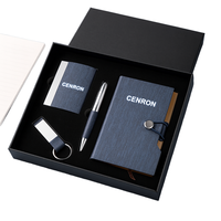 Carnet de notes A5 à couverture souple, stylo métallique, porte-cartes de visite, porte-clés, coffret cadeau d'entreprise de luxe pour le Nouvel An, la fête des pères, les employés
