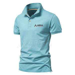 Ropa de moda Hombres Polo Camisetas Tela de algodón Hombres Polo Camisetas Nuevo estilo Hombres Polo Camisetas - Product Image 1