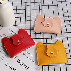 محفظة نقود صغيرة رائعة من الجلد الصناعي محفظة كرز إبداعية حامل عملة قلادة للهدايا الترويجية والتجارية - Product Image 1