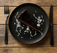 Assiette en mélamine de qualité alimentaire pour la fête d'Halloween, la table à manger à la maison, les pique-niques en plein air, la décoration des rassemblements, la dégustation quotidienne des collations