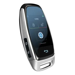 Drop shipping uzaktan led LCD kontrol mobil uygulama kontrol ön ısı ön ısınma lcd araba akıllı anahtar akıllı Lcd araba anahtarı