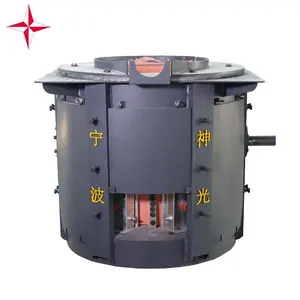 SHENGUANG Quality Automatic Electric Automated Smelt Machine Furnace Metal Melt Furnace With Low Price For Aluminum Scrap