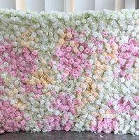 Mur de fleurs artificielles pour banquet d'anniversaire, adapté aux garçons et aux filles, choix polyvalent et sûr