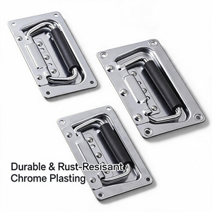 Modern Villa Heavy Duty Metal <strong>Door</strong> Handle <strong>Knob</strong> Iron <strong>Bedroom</strong> Bathroom Hardware Durable Easy Installation Square - Product Image 4