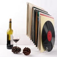 Support de rangement pour disques vinyles en acrylique, support de présentation de CD et d'albums, directement de l'usine