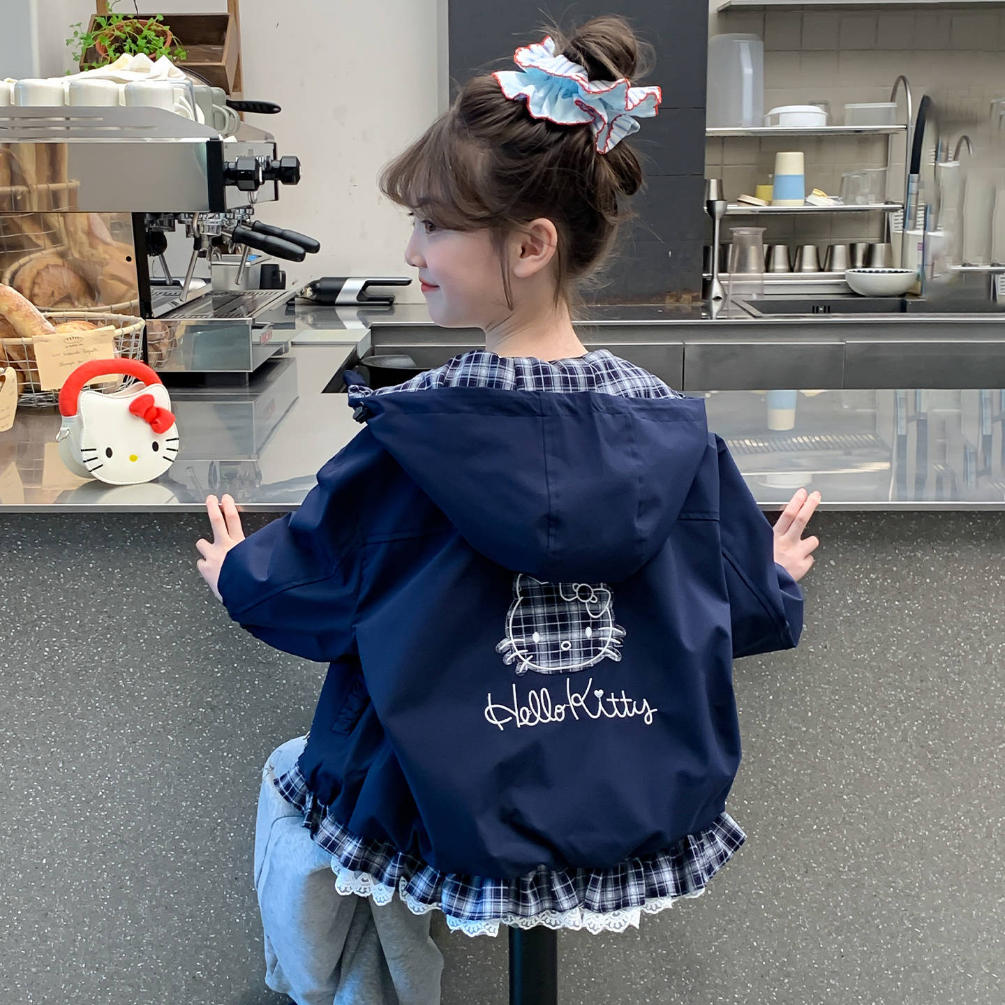 Winter Girls Half Jacket Customizable Kids' Coats