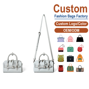 Supplier Customizable Genuine Leather <b>Bowling</b> Bag, High-End Niche Cowhide Crossbody Tote - Product Image 1