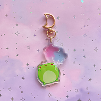 Porte-clés en acrylique transparent personnalisé de forme irrégulière, accessoire pour clés, design de dessin animé disponible