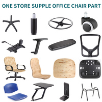 Accoudoir de chaise de bureau au design moderne, remplacement 3D 4D réglable en plastique et nylon pour pièces détachées de mobilier de bureau, utilisation hôtelière