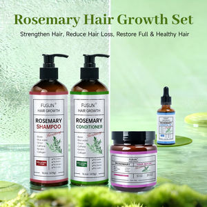 مجموعة العناية بالشعر بالروزماري من المصنع الأصلي مكونة من 4 قطع: شامبو وبلسم بالروزماري والأعشاب والنعناع المرطب لإصلاح الشعر - Product Image 6