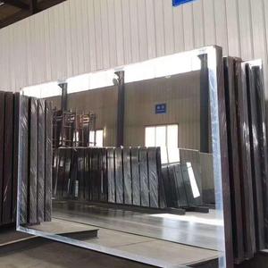 Verre <span class=keywords><strong>miroir</strong></span> en aluminium brut, épaisseur personnalisée 1,8 mm-8 mm, revêtement clair flottant pour usage architectural - Product Image 4