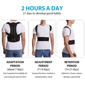 <span class=keywords><strong>Ceinture</strong></span> de maintien lombaire respirante en néoprène <span class=keywords><strong>pour</strong></span> hommes et femmes, correcteur de <span class=keywords><strong>posture</strong></span>, protection ajustable des épaules, améliore <span class=keywords><strong>la</strong></span> scoliose - Product Image 4