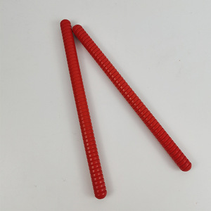 Baquetas en espiral rojas para niños, instrumentos musicales, palos de ritmo, juguete de 2 a 4 años - Product Image 1
