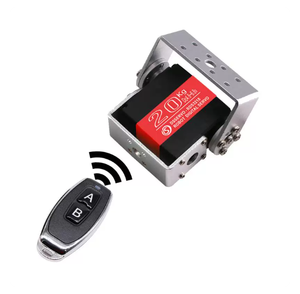 Module de commande de direction <span class=keywords><strong>miniature</strong></span> sans fil avec télécommande, boutons AB, marche avant et arrière, et tension de 5V/8V. - Product Image 1
