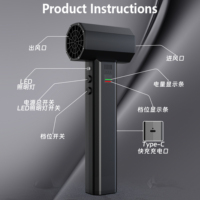 Nouveau Souffleur de Poussière Portable Multifonctionnel Sans Fil à Turbine Rechargeable USB 2026 – Vent Puissant 75m/s