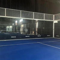 Court de Padel et Tennis d'Extérieur Panoramique Standard, Fournisseur de Terrains de Lux Grass Intérieur et Extérieur, Vente en Gros de Raquettes de Padel et Tennis, Prix Compétitifs
