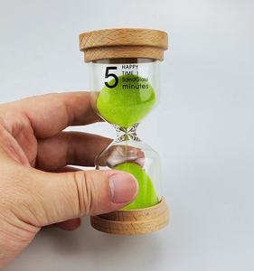 ชุดนาฬิกาทรายไม้โอ๊คแบบดั้งเดิม 6 ชิ้น (1, 3, 5, 10, 15, 30 นาที) สำหรับเด็กเพื่อการจัดการเวลา - Product Image 5