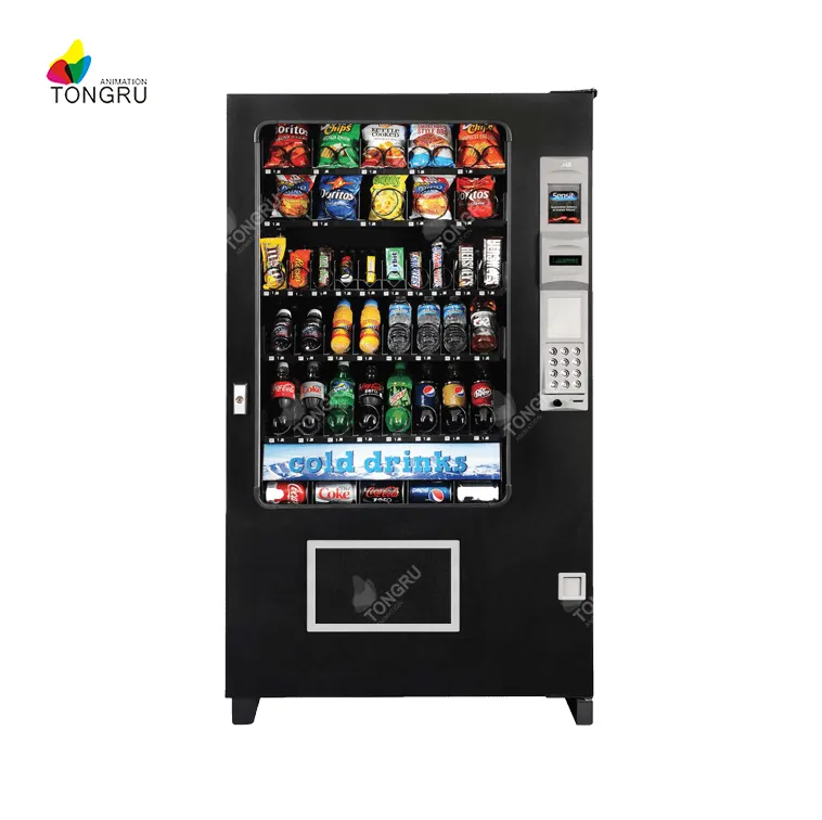 cold foods and drinks combo chips vending machine wholesale distributeur automatique japanese vending machine for food and drink