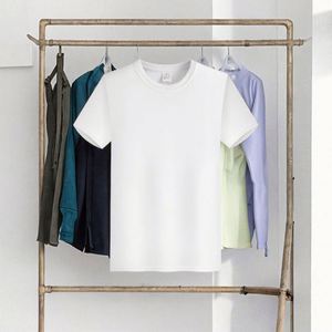 Design OEM/ODM Manufacturer Custom Logo Print High Quality Solid Casual Regular T-shirt Custom Streetwear Blank - Product Image 2