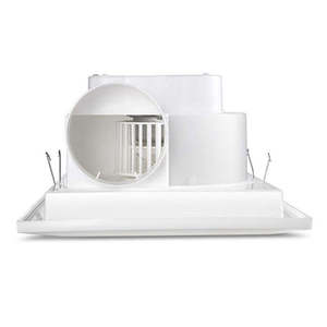 Industrieller Deckenventilator 100% Kupferdrahtmotor HVLS Energiesparend 25dB Geräuschreduzierung AC-Betrieben <span class=keywords><strong>2</strong></span> Jahre Haushalt ABS - Product Image 4