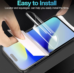 ฟิล์ม TPU ใส HD สำหรับ iPhone 17 ซีรีส์ บางเฉียบเหมือนใส ฟิล์มไฮโดรเจลแบบซ่อมแซมตัวเองได้รุ่นอัปเกรด สำหรับ iPhone 17 Pro Max และ iPhone Air - Product Image 4