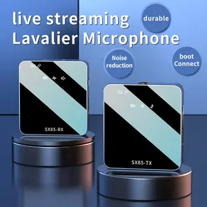 PIX-LINK OEM/ODM Wireless Lavalier Microphone Portable Audio Video Recording Mic For IPhone Live Broadcast Gaming Microfonoe