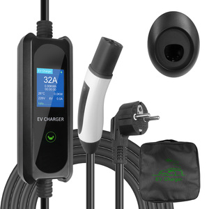 เทสลาคอนเนคเตอร์เครื่องชาร์จ EV แบบพกพา3.5KW 13A สายชาร์จ EV แบบ2พร้อมหัวชาร์จ3ขาแบบสหราชอาณาจักร - Product Image 3