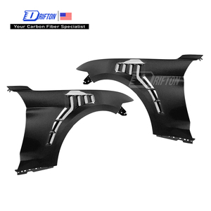 กันชนหน้าคาร์บอนไฟเบอร์ Drifton TPF Style Mustang ลายทอ 3K/6K/12K ผิวเงา/ด้าน ป้องกันรังสียูวี สำหรับ Gen6 S550.1 ปี 2015-2023 - Product Image 1