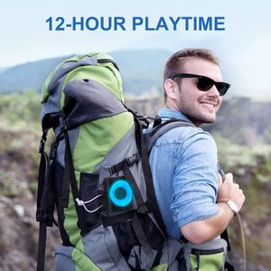 LENRUE F3 IPX5 Waterproof Portable <strong>Bluetooth</strong> Wireless <strong>Speaker</strong> 5W TWS <strong>Mini</strong> Shower <strong>Speaker</strong> with MIC Enhanced Bass 12 Hour Playtime - Product Image 5